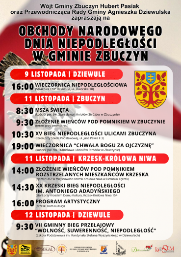 Niedziela, 9 listopada: