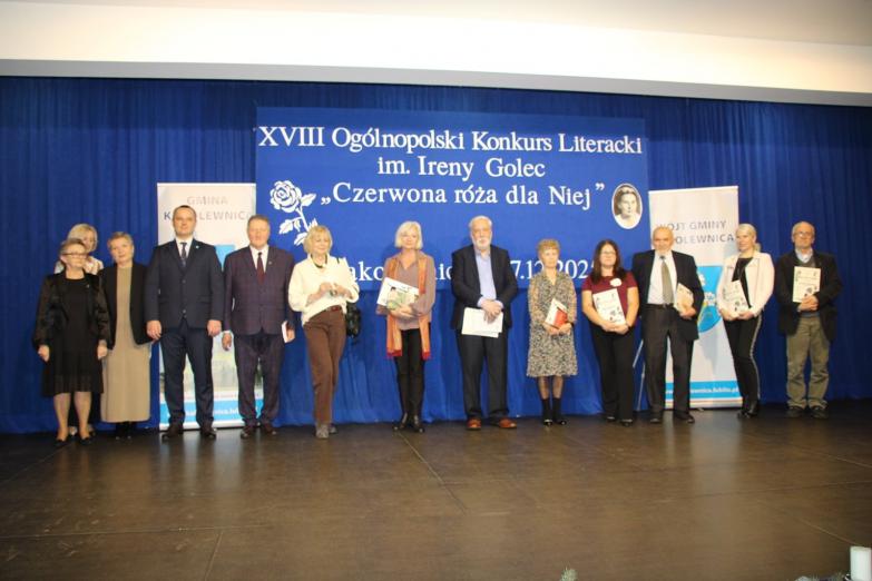 Podsumowanie XVIII Ogólnopolskiego Konkursu Literackiego im. Ireny Golec „Czerwona Róża dla Niej”